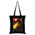 Black-Yellow-Red - Front - Deadly Tarot Legends The Dragon Tote Bag