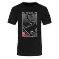 Black-White - Front - Unorthodox Collective Mens Oriental Hammerhead Shark T-Shirt