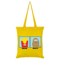 Yellow-Blue-Black - Front - Pop Factory Online v Reality Tote Bag