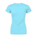 Turquoise-Brown-White - Back - Pop Factory Womens-Ladies Pug Shot T-Shirt