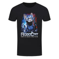 Black - Front - Horror Cats Mens Robocat T-Shirt