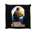 Black - Front - Horror Cats The Extra Purrestrial Filled Cushion