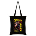 Black - Front - Horror Cats Catzilla Tote Bag
