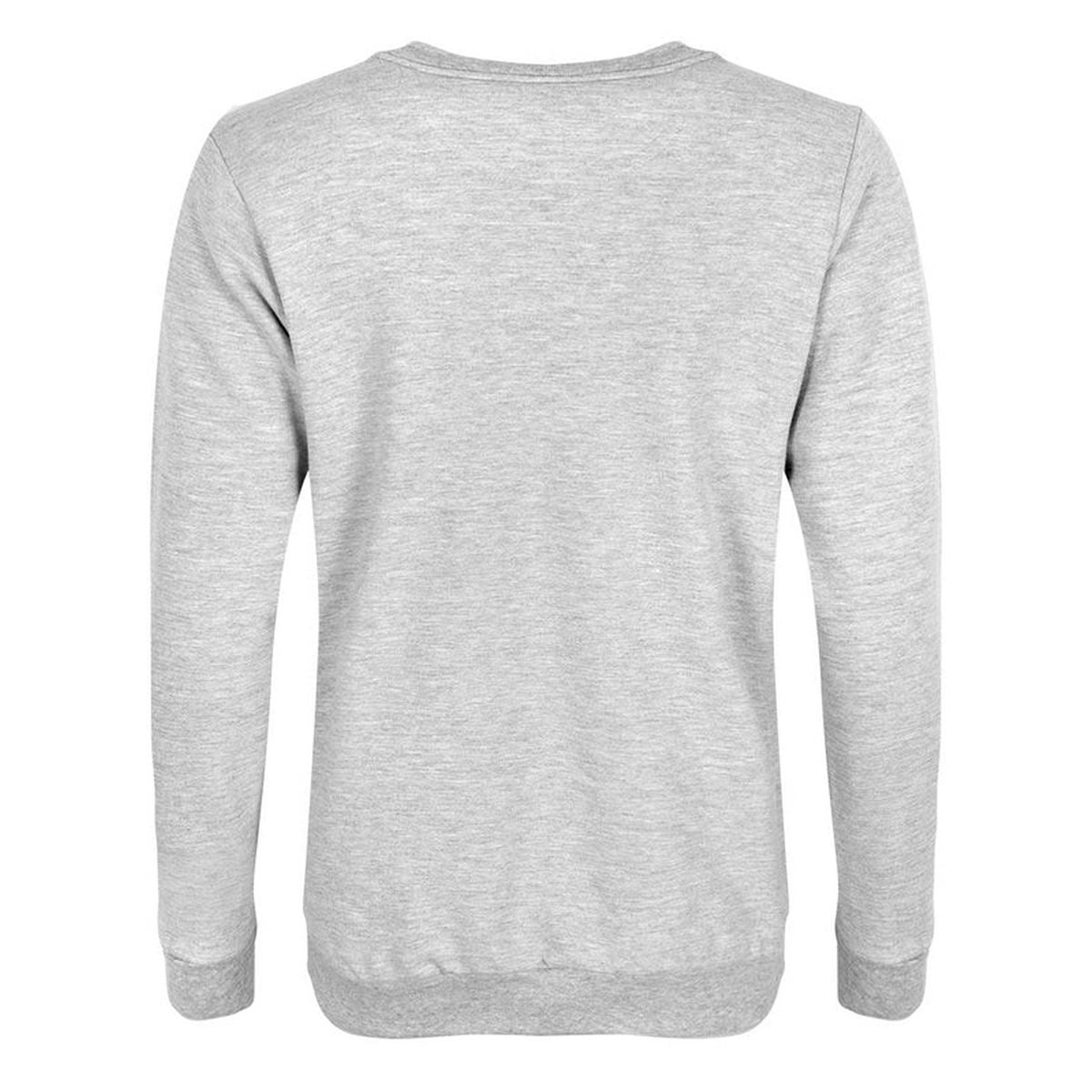 Grey - Back - Grindstore Womens-Ladies Axolotl Christmas Jumper