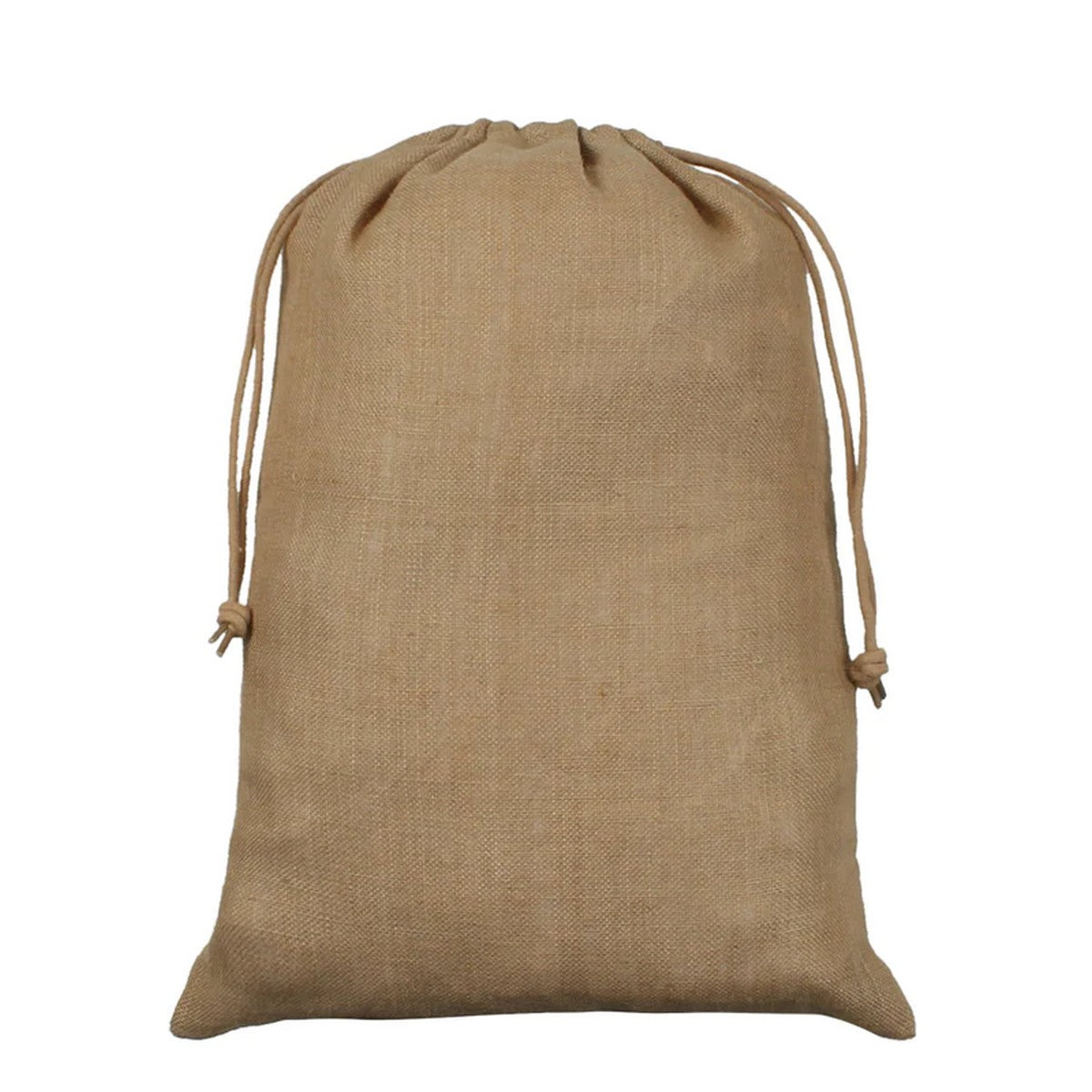 Brown-Black - Back - Grindstore Deck The Halls And Not Your Family Hessian Santa Sack