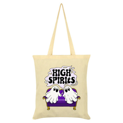 Cream - Front - Grindstore High Spirits Tote Bag