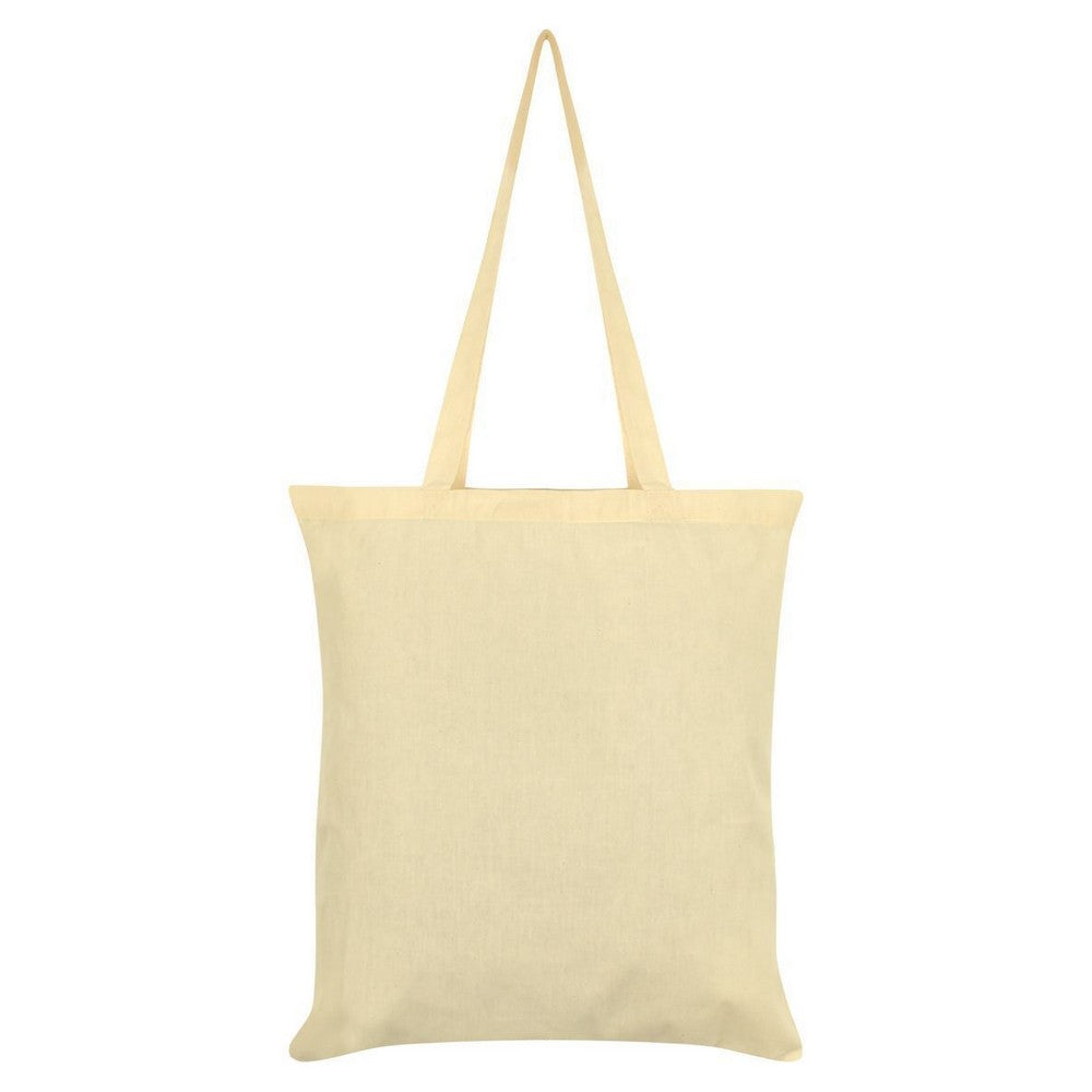 Cream - Back - Grindstore Mushroom Tote Bag