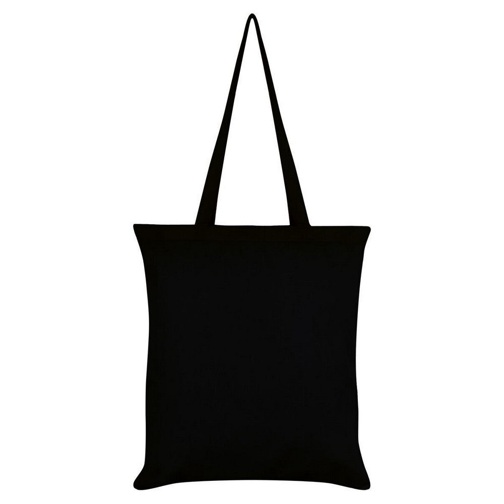 Black - Back - Grindstore Skull Headphones Tote Bag