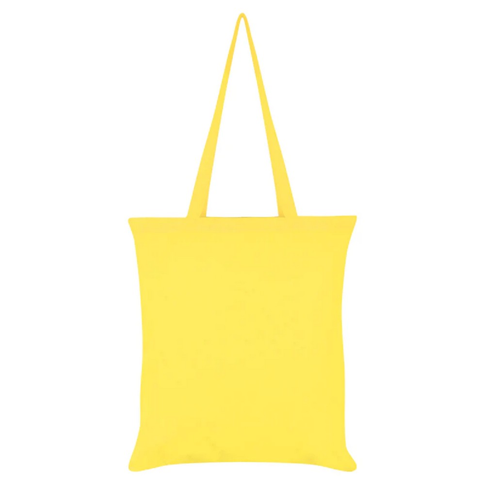 Lemon - Back - Grindstore Party Time Dinosaur Tote Bag