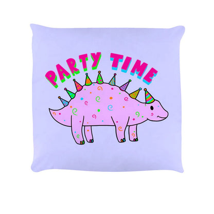 Lilac - Front - Grindstore Party Time Dinosaur Filled Cushion
