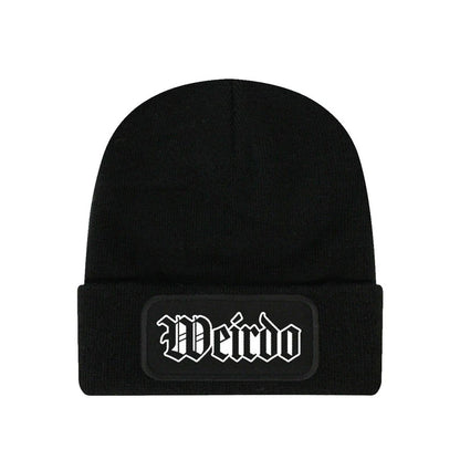 Black - Front - Grindstore Unisex Adult Weirdo Beanie