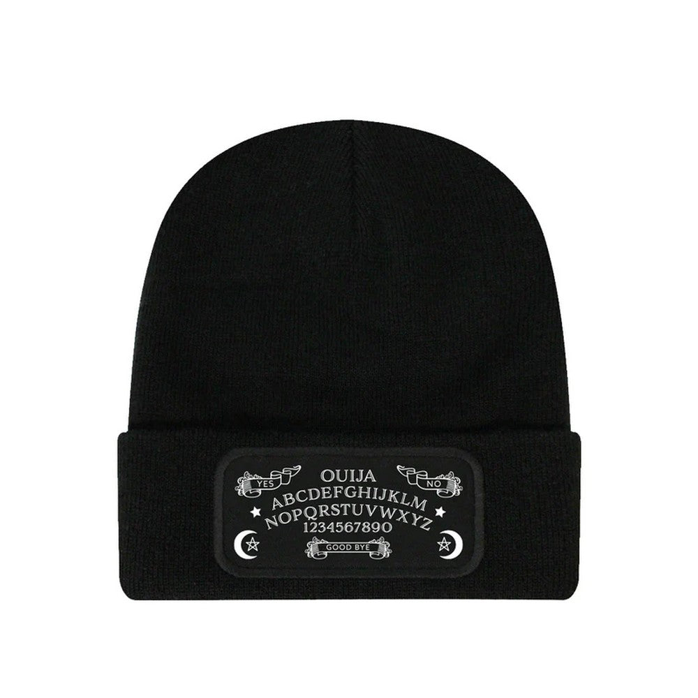 Black - Front - Grindstore Unisex Adult Ouija Beanie