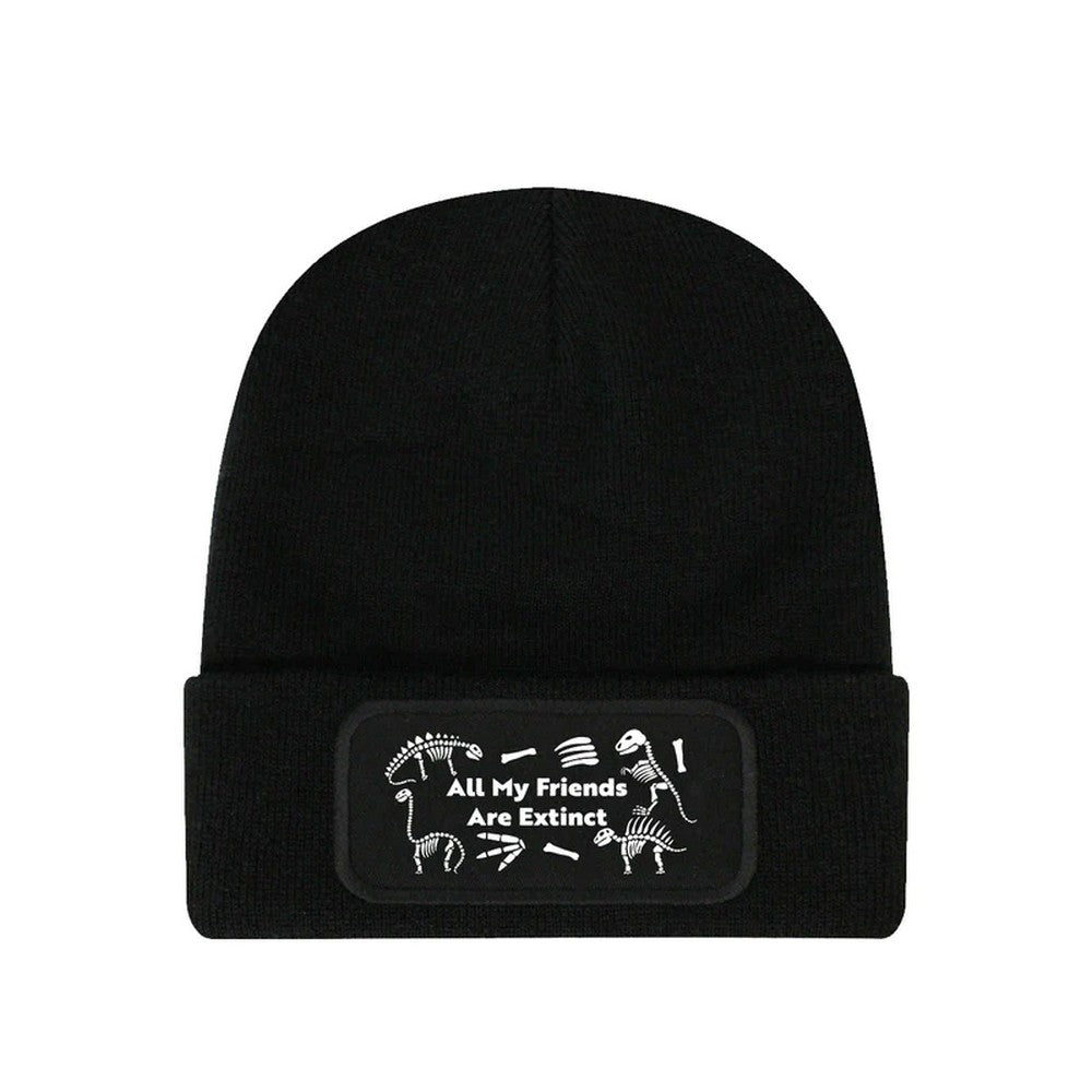 Black - Front - Grindstore All My Friends Are Extinct Beanie