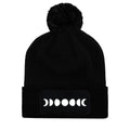 Black - Front - Grindstore Phases Of The Moon Beanie