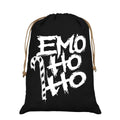 Black-White - Front - Grindstore Emo Ho Ho Hessian Christmas Santa Sack