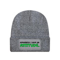 Heather Grey - Front - Grindstore Apparently I Have An Attitude Beanie