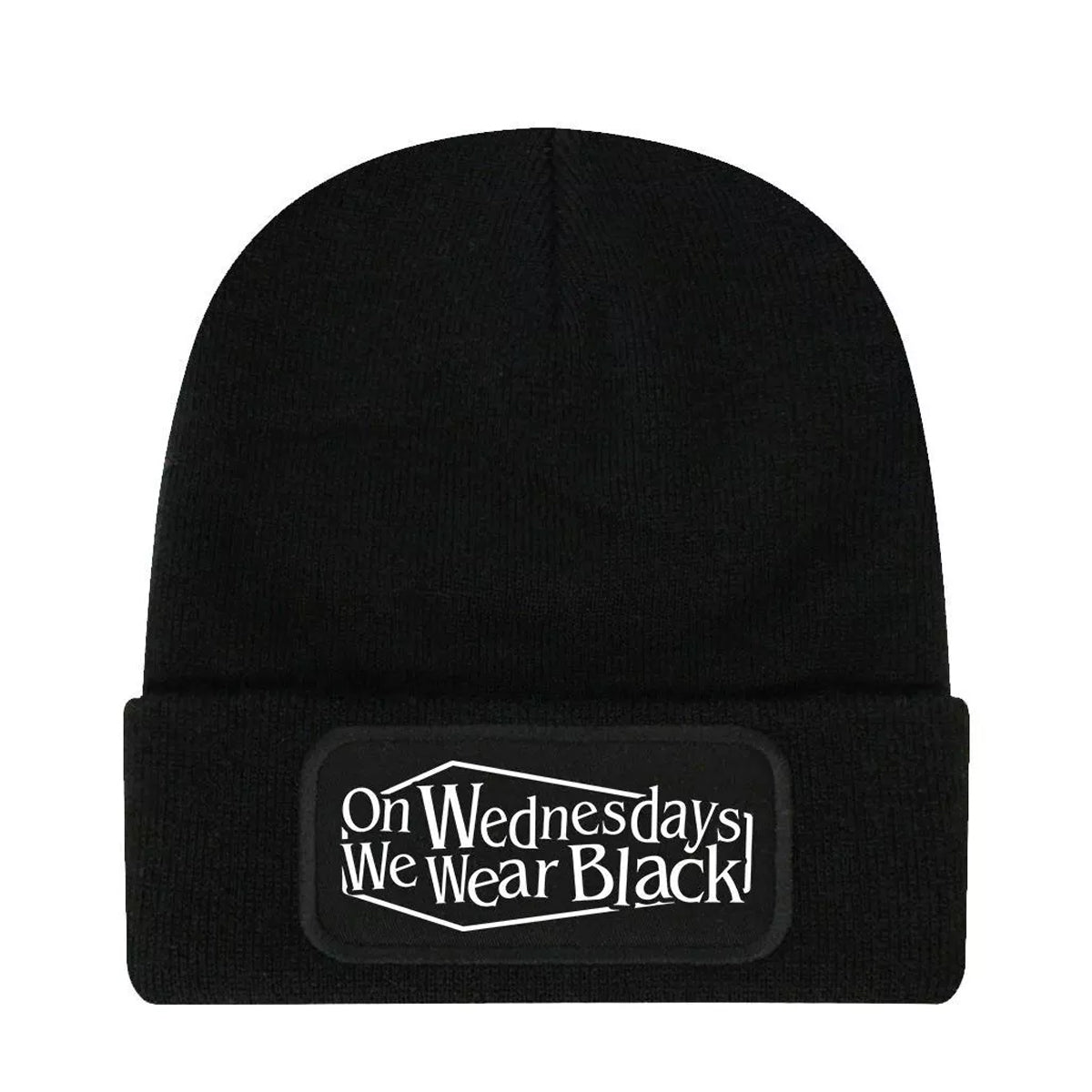 Black - Front - Grindstore On Wednesdays We Wear Black Beanie