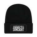 Black - Front - Grindstore Keep Out Of Direct Sunlight Beanie