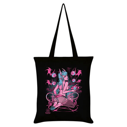 Black - Front - Pinku Kult Shichan Tote Bag