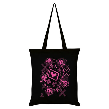 Black-Pink - Front - Cosmic Boop Call From Space Tote Bag