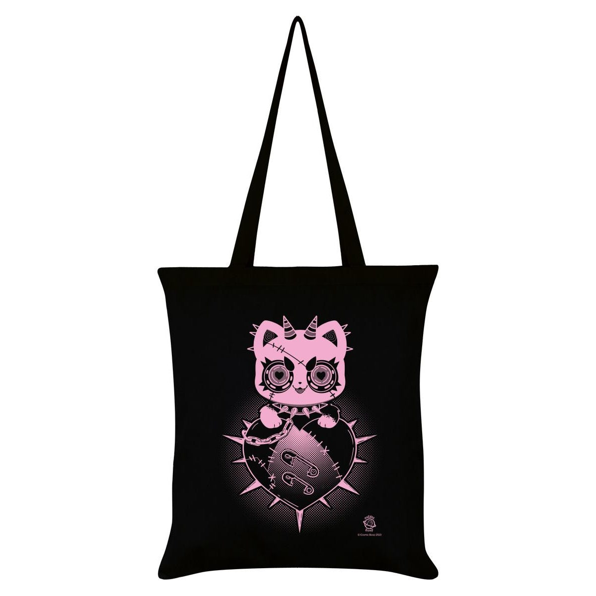 Black - Front - Cosmic Boop Cute And Pointy Tote Bag