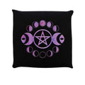 Black - Front - Grindstore Lunar Pentagram Cushion