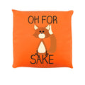 Orange - Front - Grindstore Oh For Fox Sake Cushion