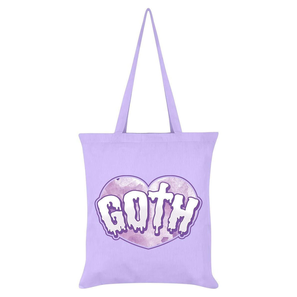 Lilac - Front - Grindstore Pastel Goth Tote Bag