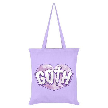 Lilac - Front - Grindstore Pastel Goth Tote Bag