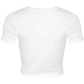 White - Back - Grindstore Ladies-Womens Pastel Goth Crop Top