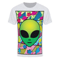 White - Front - Grindstore Mens Psychedelic Alien Sub T-Shirt
