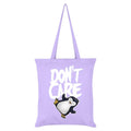 Lilac - Front - Psycho Penguin Don`t Care Tote Bag