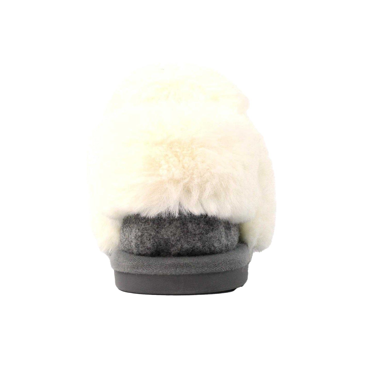 Grey - Back - Lunar Womens-Ladies Ember III Slippers