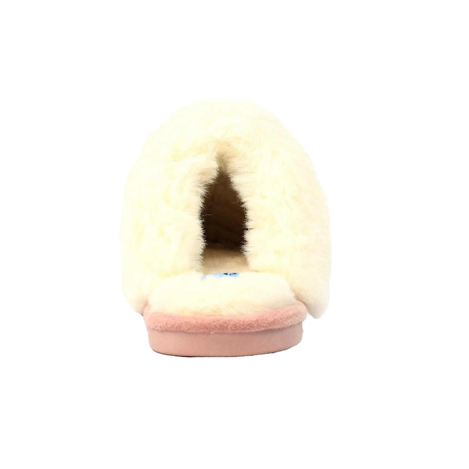 Pink - Back - Lunar Womens-Ladies Carol II Slippers