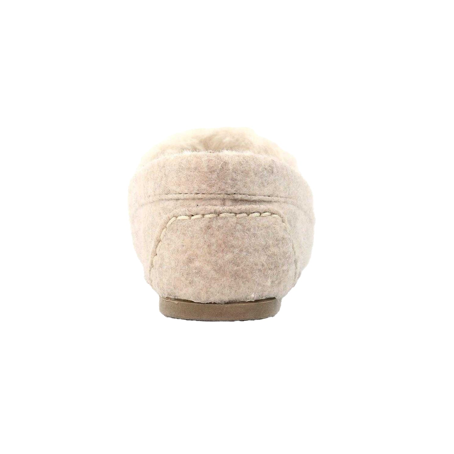 Beige - Back - Lunar Womens-Ladies Cherish Slippers