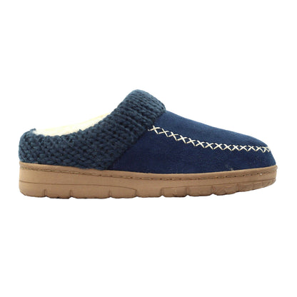 Blue - Side - Lunar Womens-Ladies Albany Slippers