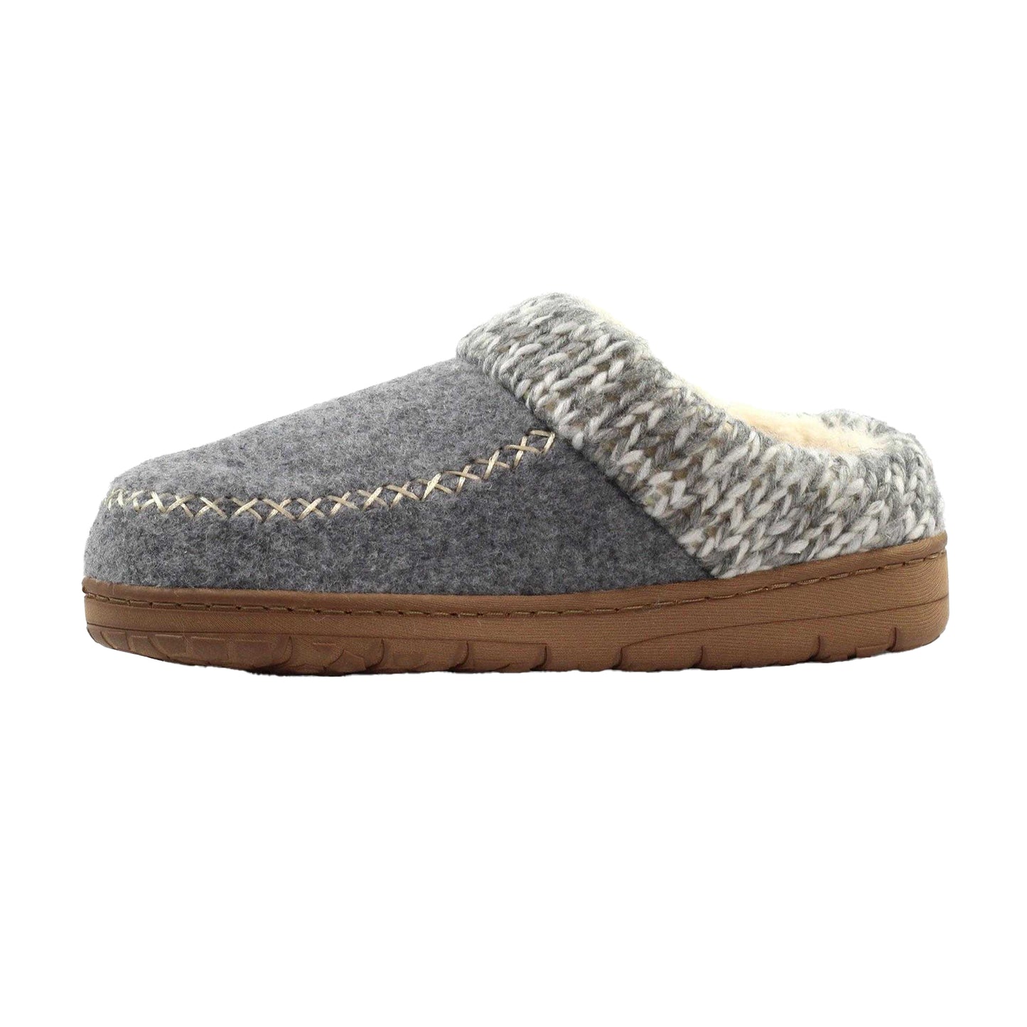 Grey - Lifestyle - Lunar Womens-Ladies Albany Slippers