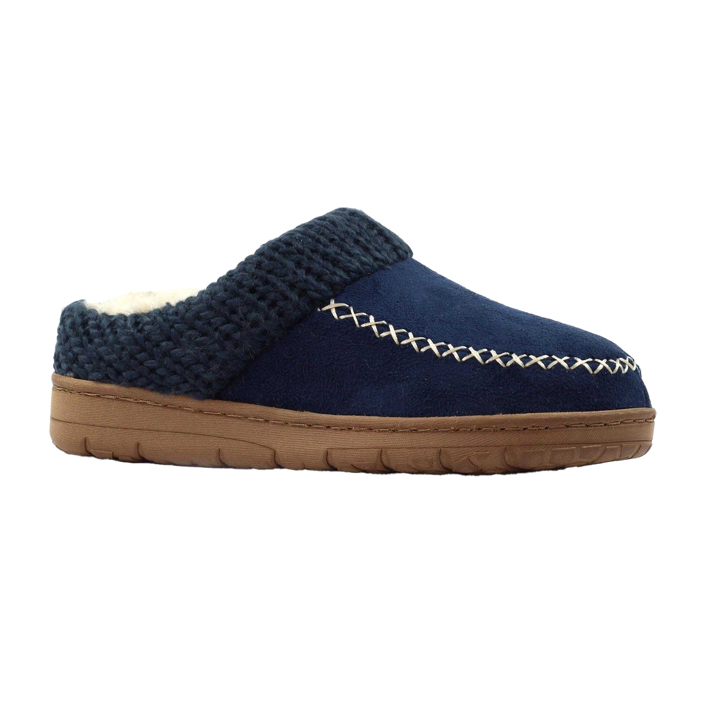Blue - Front - Lunar Womens-Ladies Albany Slippers