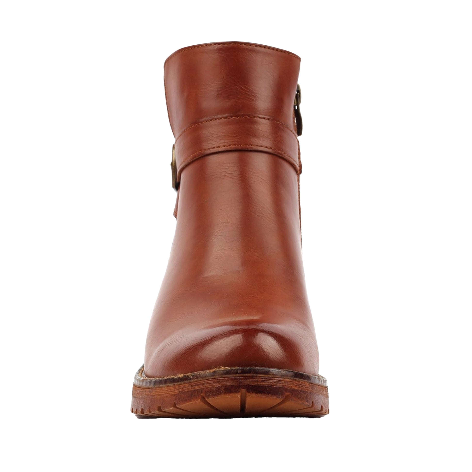 Tan - Lifestyle - Lunar Womens-Ladies Demure Ankle Boots