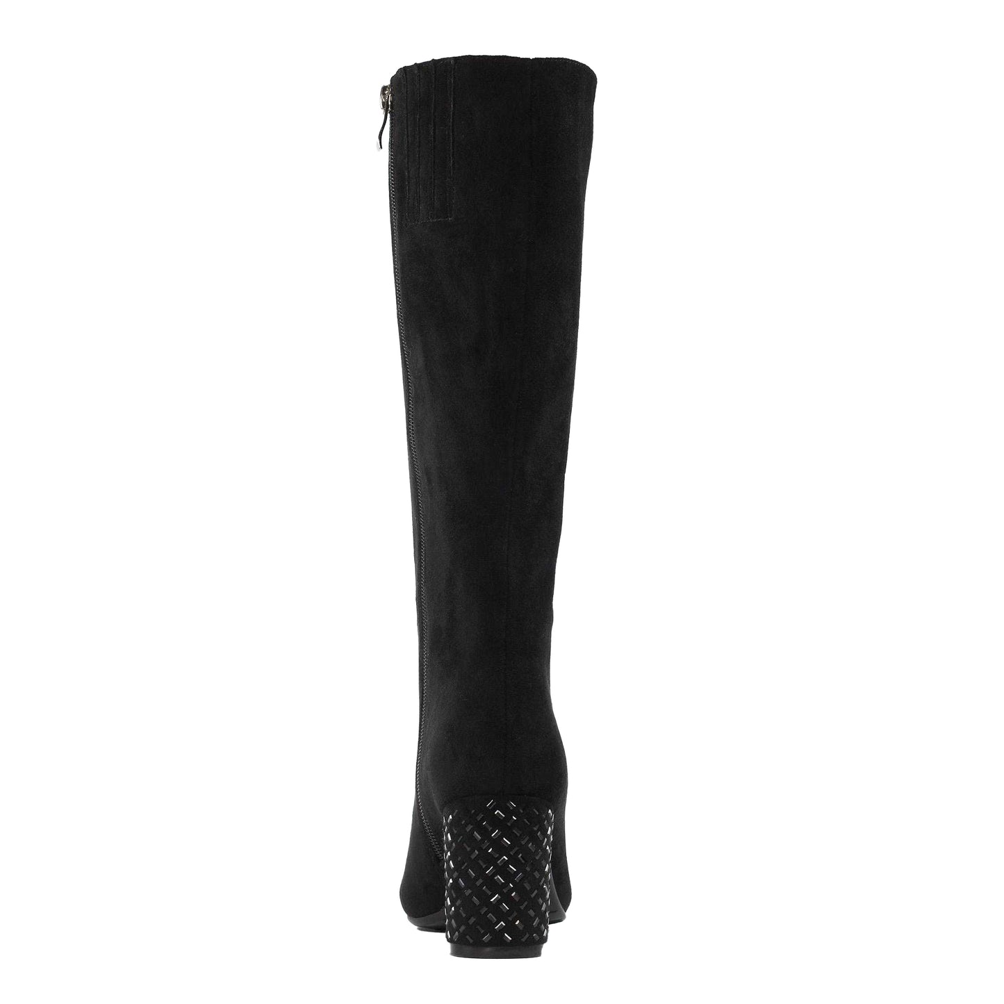 Black - Back - Lunar Womens-Ladies Witham Long Boots