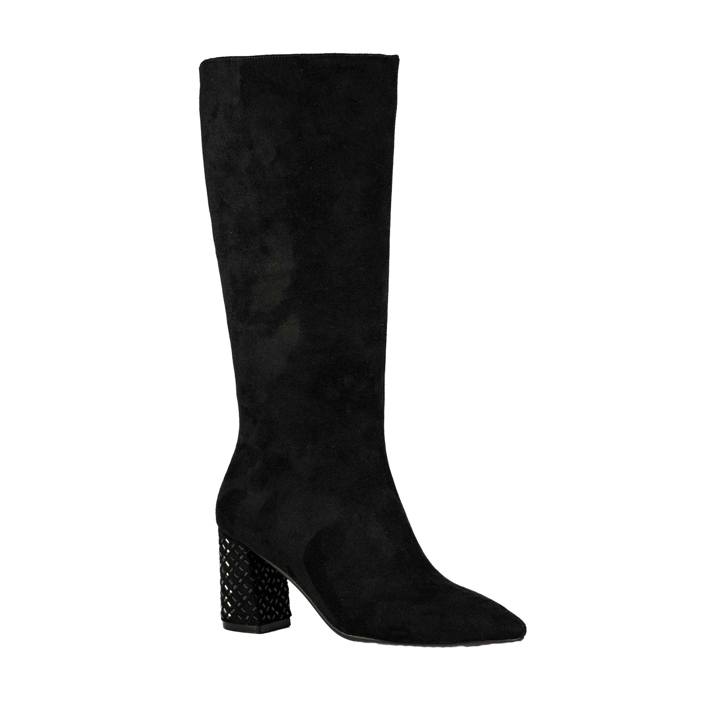 Black - Front - Lunar Womens-Ladies Witham Long Boots