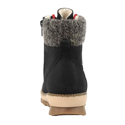 Black - Back - Lunar Womens-Ladies Candy Waterproof Boots