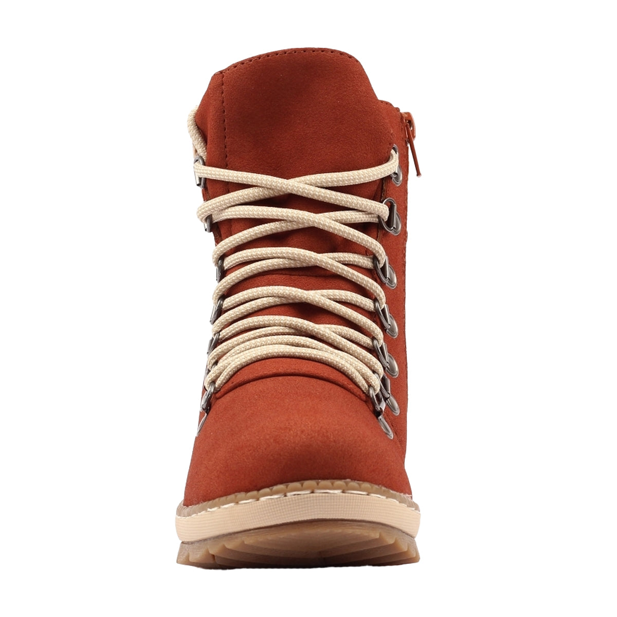 Terracotta - Side - Lunar Womens-Ladies Candy Waterproof Boots