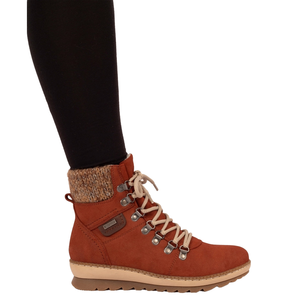 Terracotta - Close up - Lunar Womens-Ladies Candy Waterproof Boots
