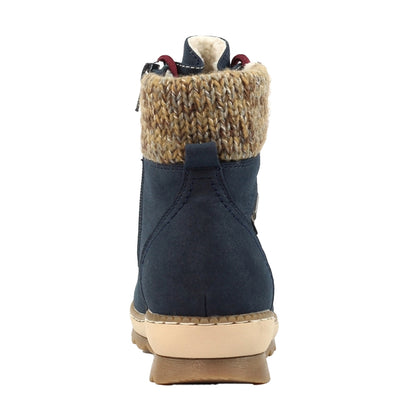 Blue - Back - Lunar Womens-Ladies Candy Waterproof Boots