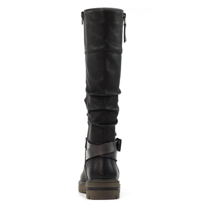 Black - Lifestyle - Lunar Womens-Ladies Margo Waterproof Long Boots