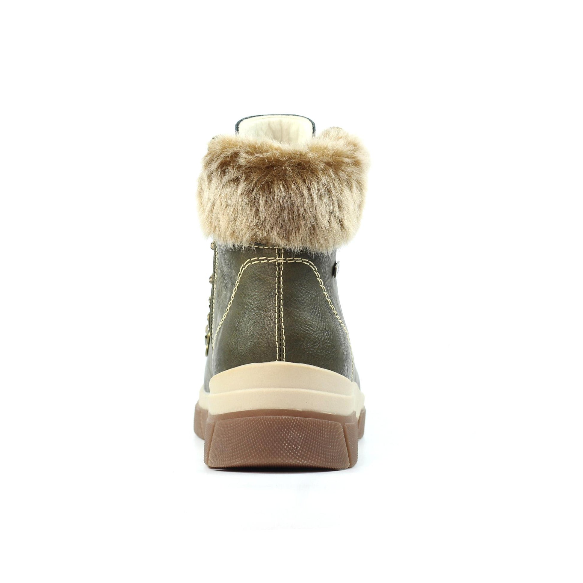 Green - Back - Lunar Womens-Ladies Alabama Waterproof Boots