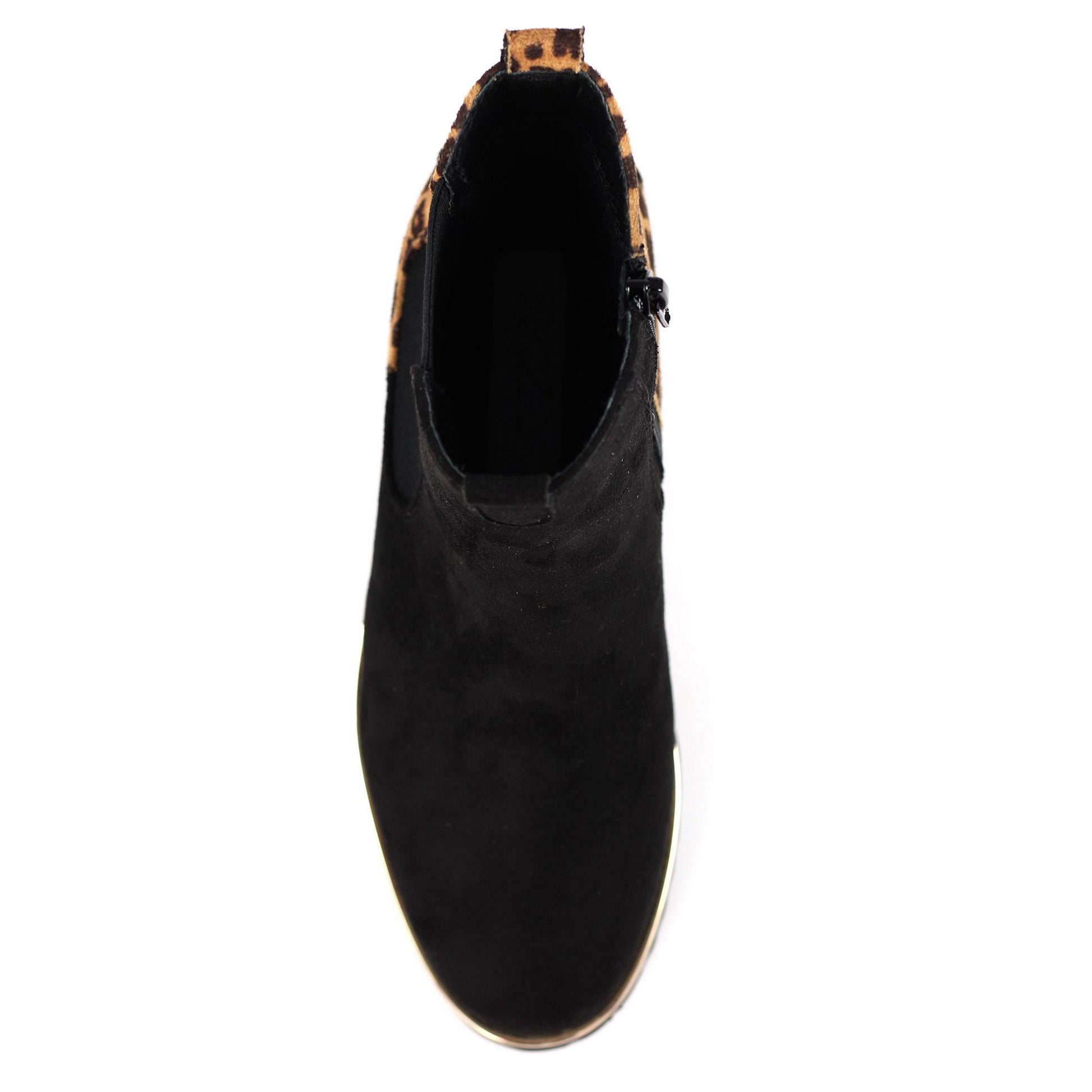 Black - Pack Shot - Lunar Womens-Ladies Nakita Ankle Boots
