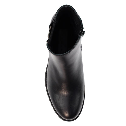 Black - Pack Shot - Lunar Womens-Ladies Union Ankle Boots