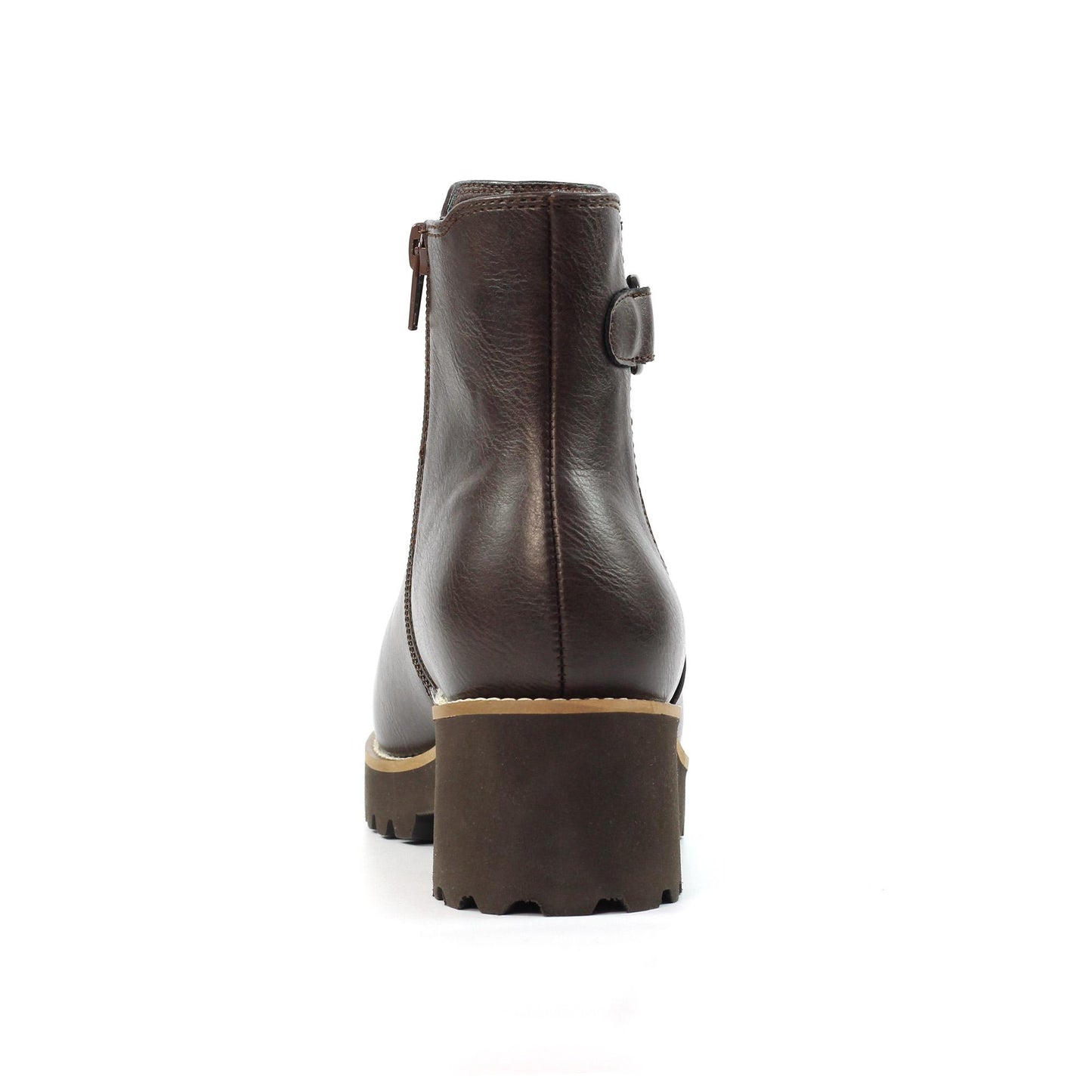 Brown - Lifestyle - Lunar Womens-Ladies Union Ankle Boots